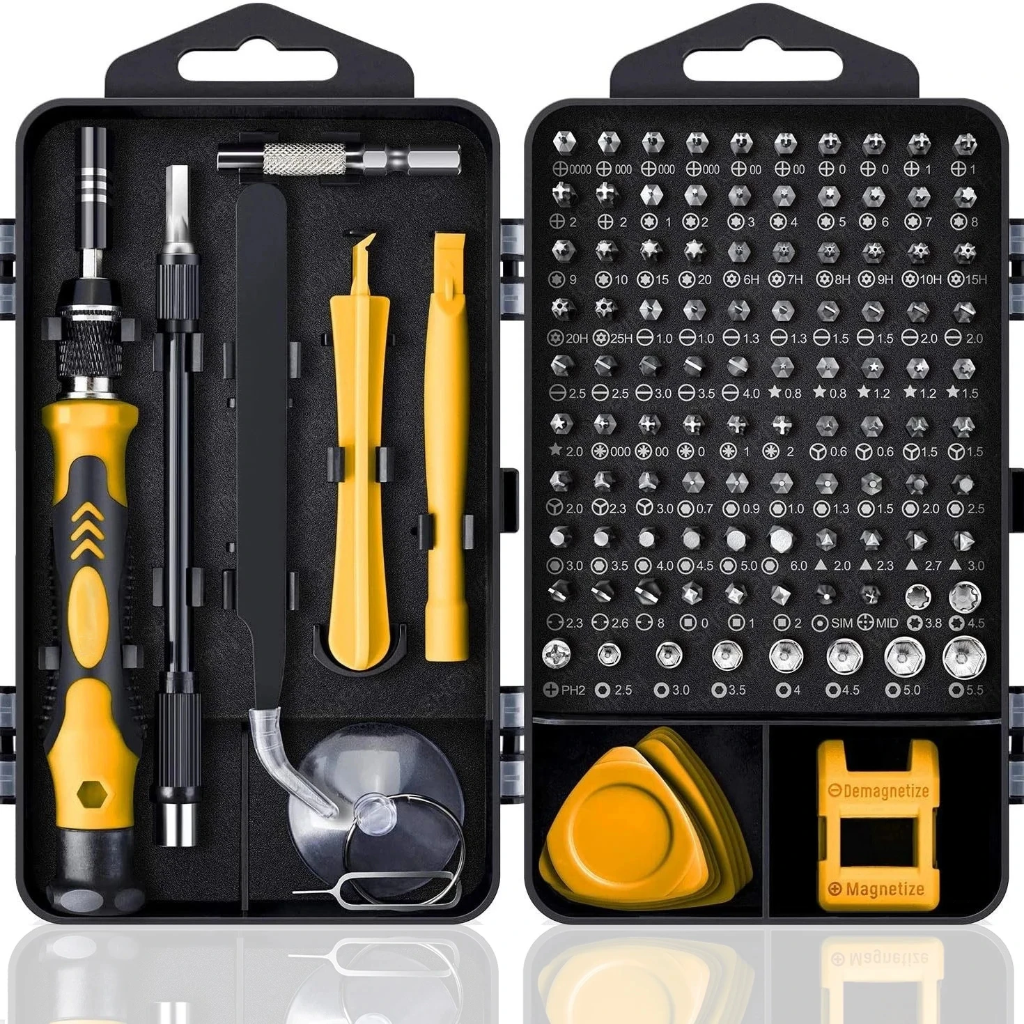 115 in 1 Precision Screwdriver Set Magnetic Phillips Bits Professional Repair Hand Tools Kit With extension rod For PC iPhone