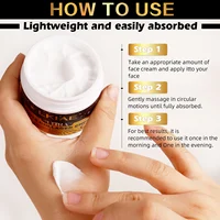 Crème pour le visage blanchissante au collagène et au glutathion LKIAE, correction de l'acné et des taches, uniformisation du teint, réduction de l'hyperpigmentation, 80g 5