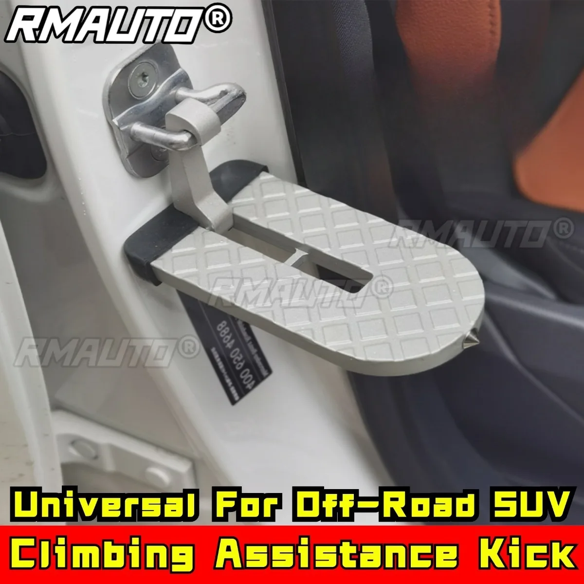 Car Side Footboard Extended Version Of Upper Foot Pedal Climbing Assistance Kick For Off-Road SUV Universal Car Accessories