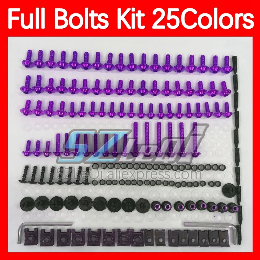 Fairing Bolts Full Screw Kit For HONDA CBR 125R CBR125 R CBR125R 02 03 04 05 06 2002 2003 2005 2006 Body Bolt Screws Nuts 268ps