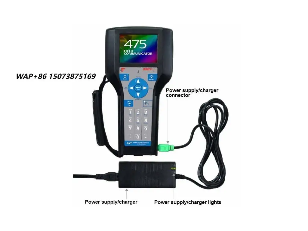 Emerson Original HART 475 Portable Electronic Power Soil Tester LCD Lithium Battery Field Communicator Oil Testing 18-Month IP66