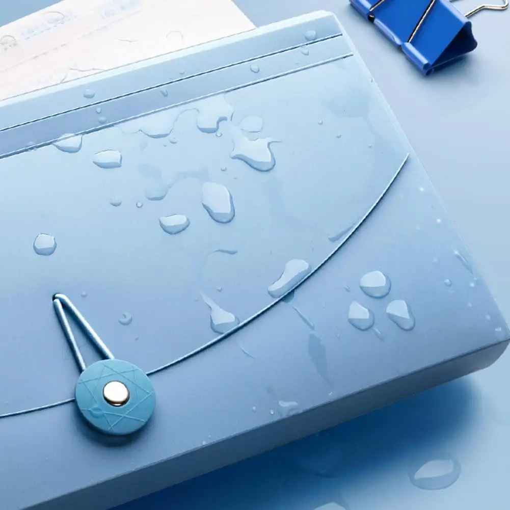 Storage Bag Waterproof Receipt Organizer with Capacity for Business Coupons Cash Storage Expanding File Folder for Cards Checks