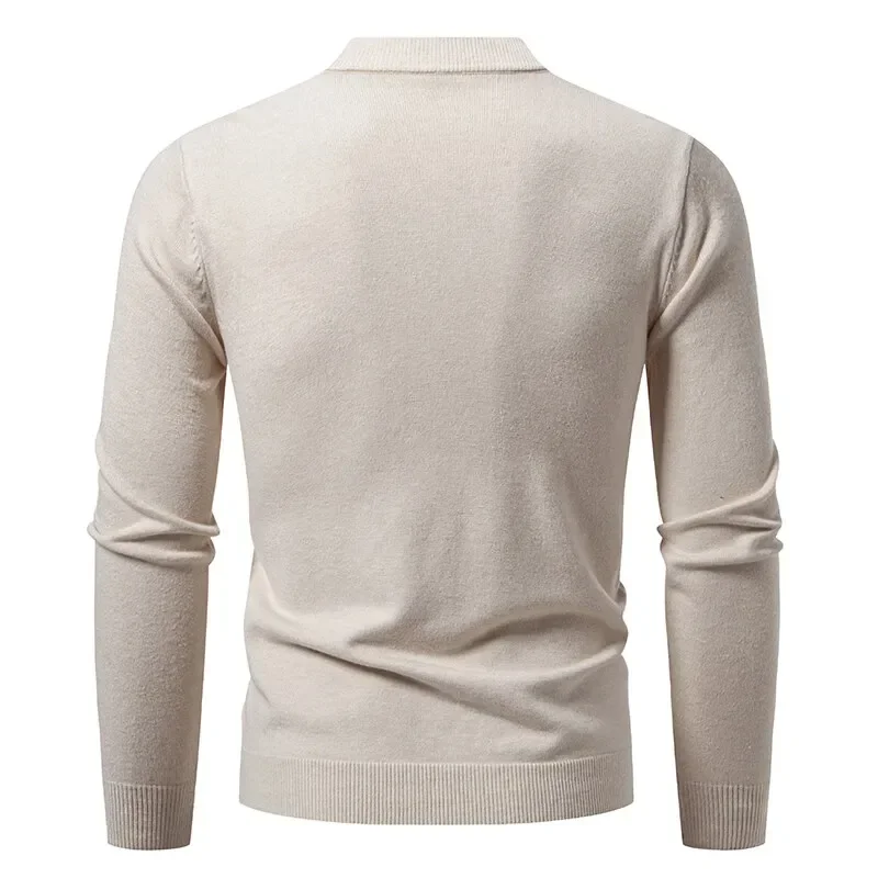 Spring Autumn New Men's Knitted Cardigan Fashion V-Neck Smart Casual Knit Sweater Jackets Men Slim Fit Single Breasted Cardigans