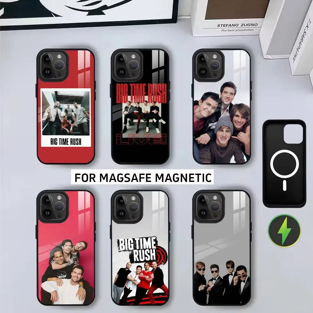 

C-Cool B-Big T-Time R-Rush B-Band Phone Case For iPhone17,16,15,14,13,12,11 Plus,Pro Magnetic For Magsafe Wireless Charging