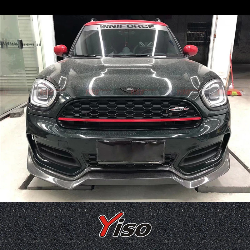 

Подходит для MINI F60 JCW Модифицированный усилитель из углеродного волокна AG Аэродинамический комплект передней губы MINI F60 JCW AG Передний спойлер