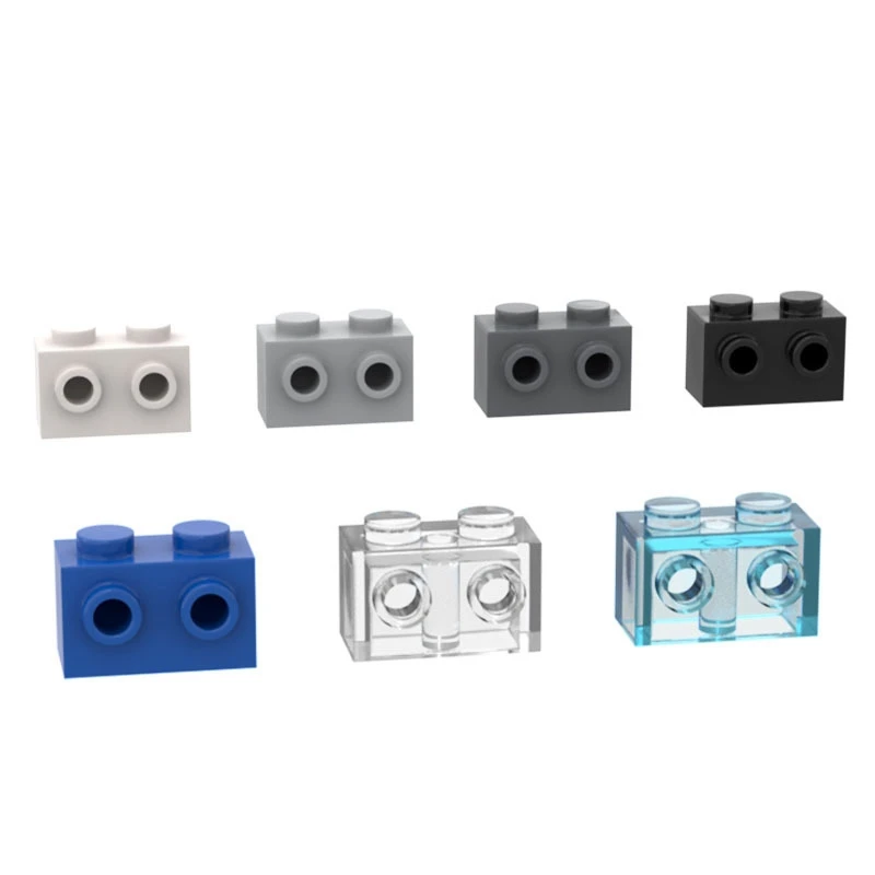 Small Particle Building Blocks MOC Spare Parts 1x2 Single Side with Adapter Bump Brick 634 Compatible with LEGO 11211