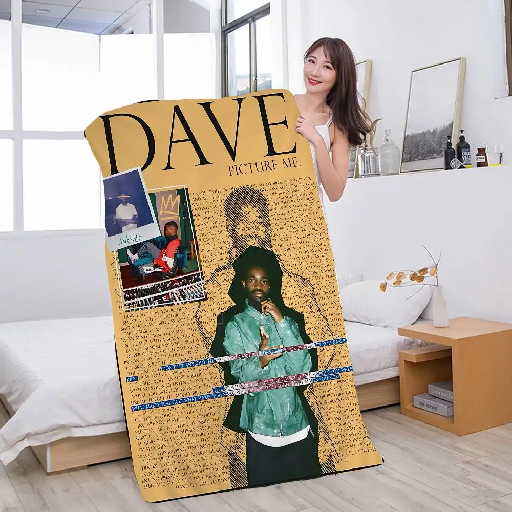 Pop Hip Hop Rapper Santan D-dave Microfiber Printed Beach Towel Mountain Climbing Beach Swimming Running Absorbent Soft Towel