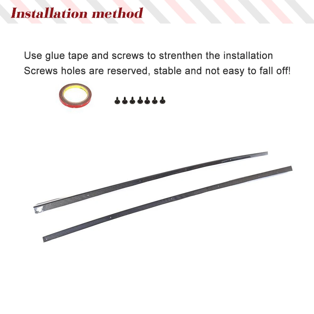 Car Side Skirts Door Body Kits Blade for Audi A5 Sline S5 B9 2017-2020 Carbon Fiber / FRP Side Skirts Steps Extension Lips