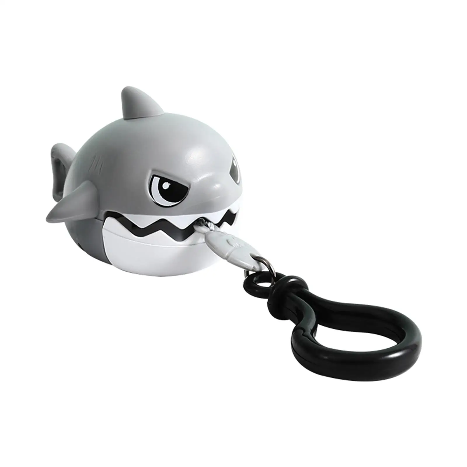 Creatieve haai cartoon tas sleutelhanger plastic sleutelhanger dier charme pluche mini sleutelhanger voor portemonnee