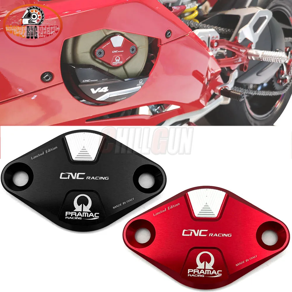 

Motorcycle Accessories Timing Inspection Cover Engine Side Cover Guard For DUCATI Panigale V4 Streetfighter V4 Speciale V4S