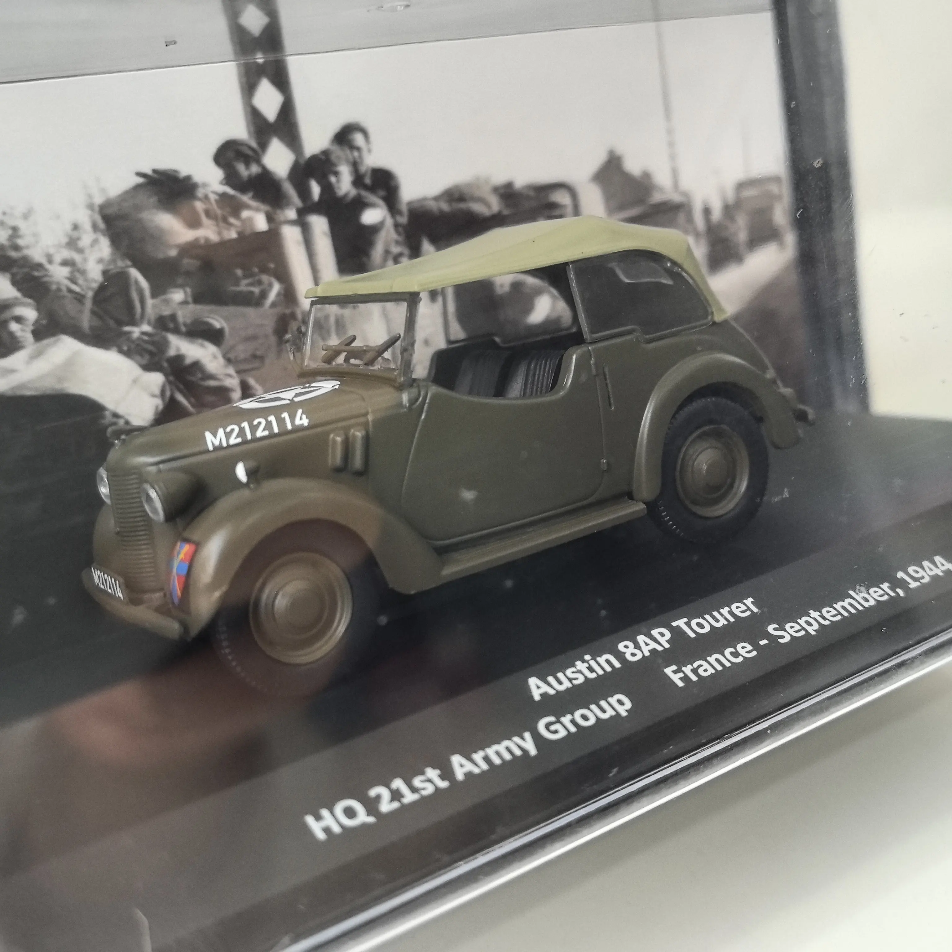 Diecast IXO 1:43 Scale AUSTIN 8AP TOURER 1944 Alloy Car Model