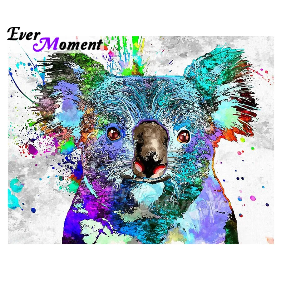 

Colorful Koala Picture Of Rhinestone Ever Moment Diamond Painting 5D DIY Decoration Diamond Embroidery Full Square ASF1728