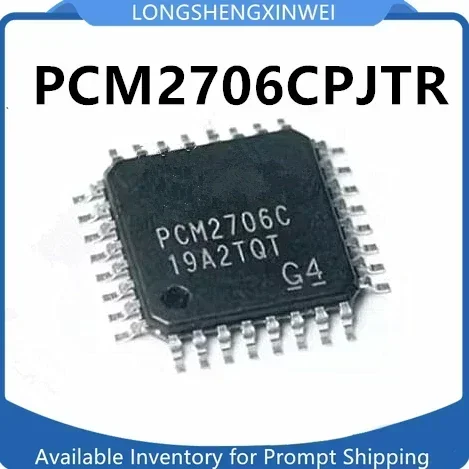 10PCS NEW PCM2706C PCM2706CPJT PCM2706CPJTR QFP32 Audio Digital To Analog Converter Chip Original