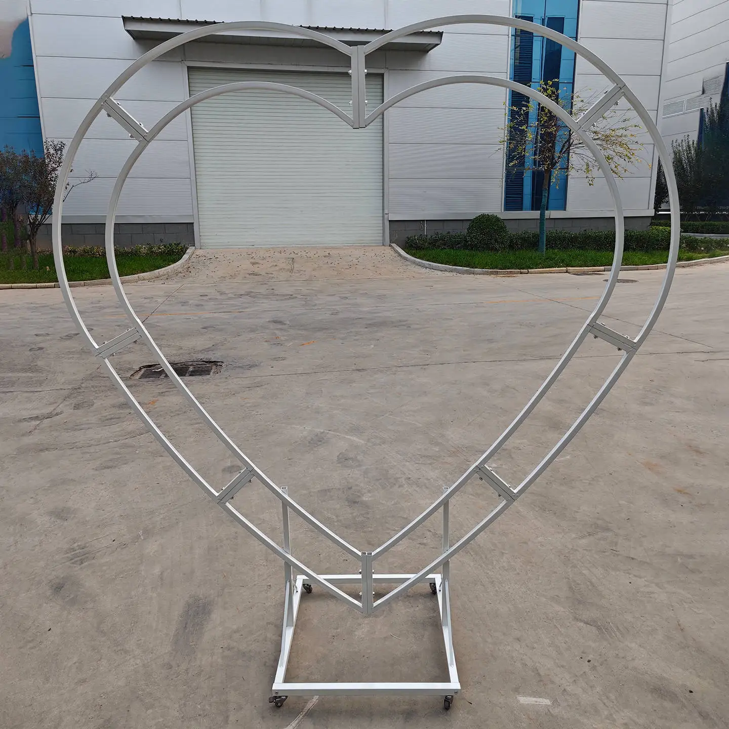 New Birthday Waterfall Flower Restaurant Arrangement Display Stand Movable Universal Wheel Arch Decoration Props Outdoor Wedding