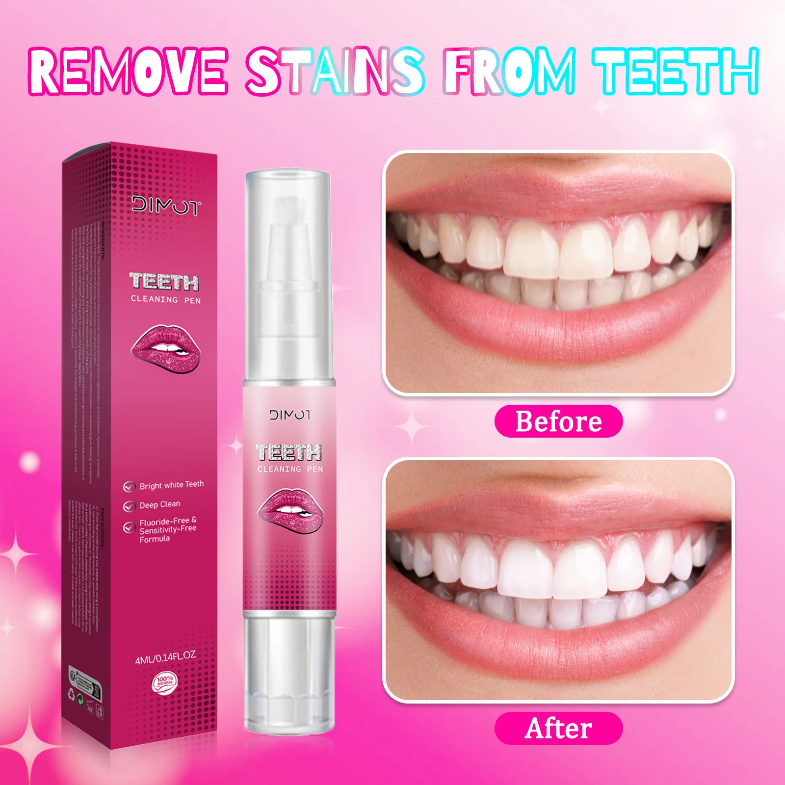 

Зубная паста для отбеливания зубов, ручка для удаления пятен налета, чистка, гигиена полости рта, стоматологические инструменты, ремонт свежего дыхания, эмаль, уход за зубами, 5 мл