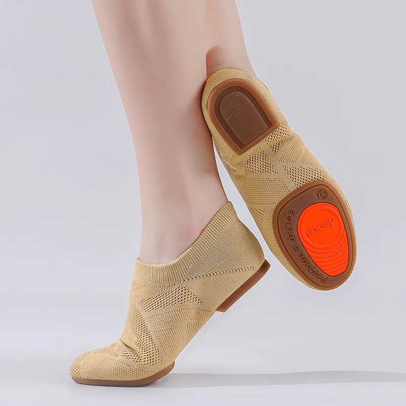 Children Ballet Dance Shoes Woomen Modern Jazz Latin Waltz Tango Belly Ballroom Dance Shoes Weave Yoga Train Shoes Stage Wear