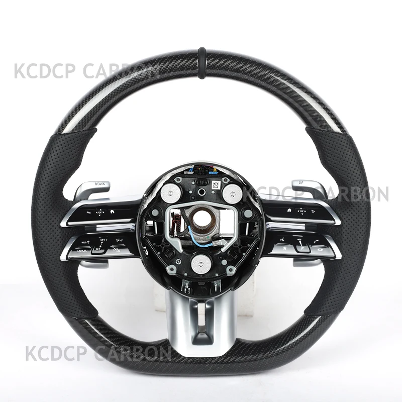 

Suitable for Benz 2022 new CLS GLE W213 W206 W205 W222 W223 W167 GLA GLB GLC upgraded carbon fiber steering wheel customization