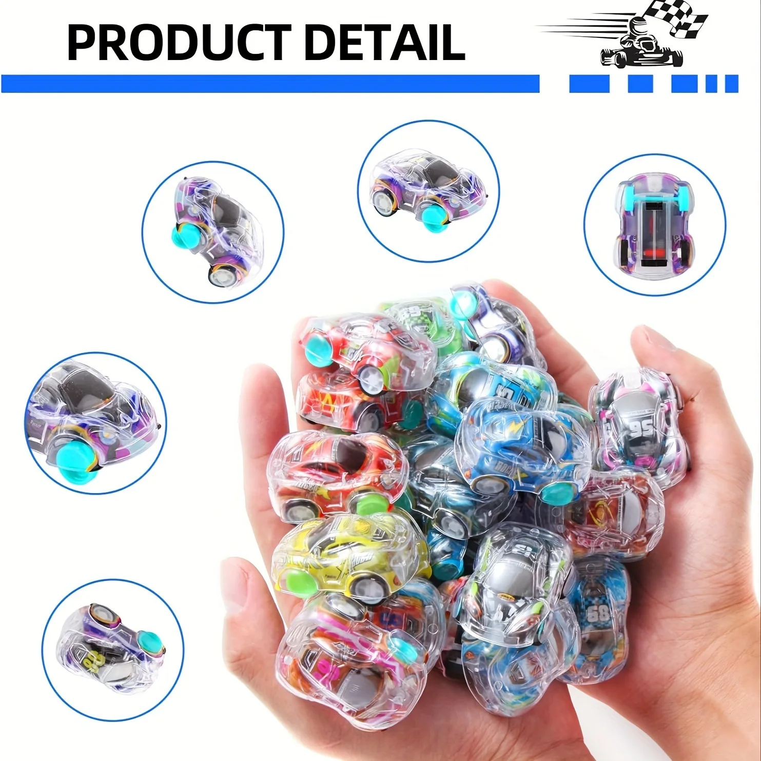 ミニカラー慣性車、ランダムスタイル車、ホリデーギフトおもちゃ