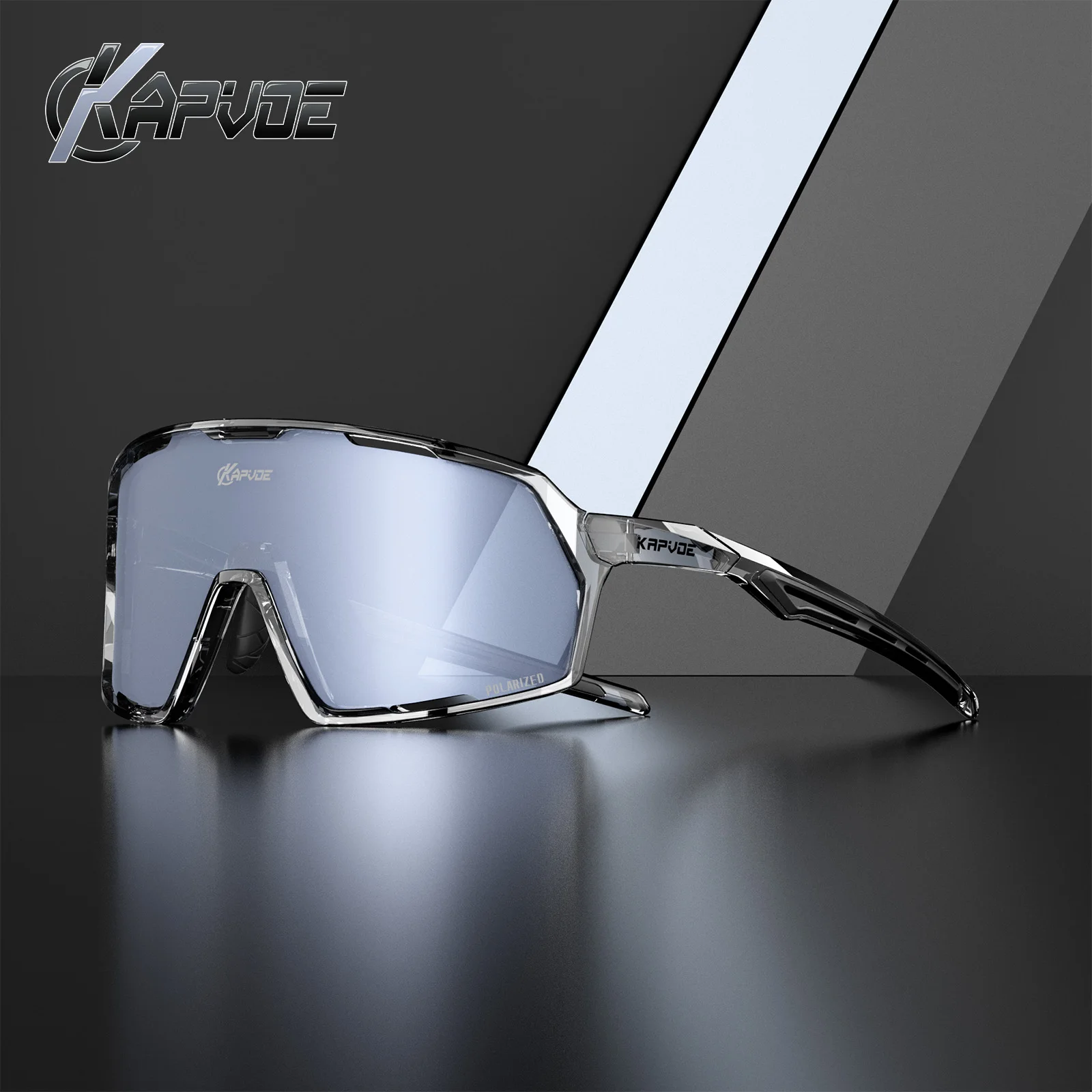 Kapvoe Occhiali polarizzati per esterni Occhiali da ciclismo per escursionismo Protezione UV400 Occhiali sportivi Uomo Donna Occhiali da sole da guida