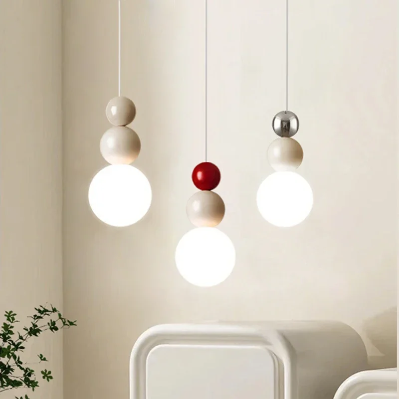 

Nordic Pendant Light LED Macaroon Hanging Lamps For Ceiling Bedroom Bedside Living Room Minimalist Home Interior Decor Luminaire