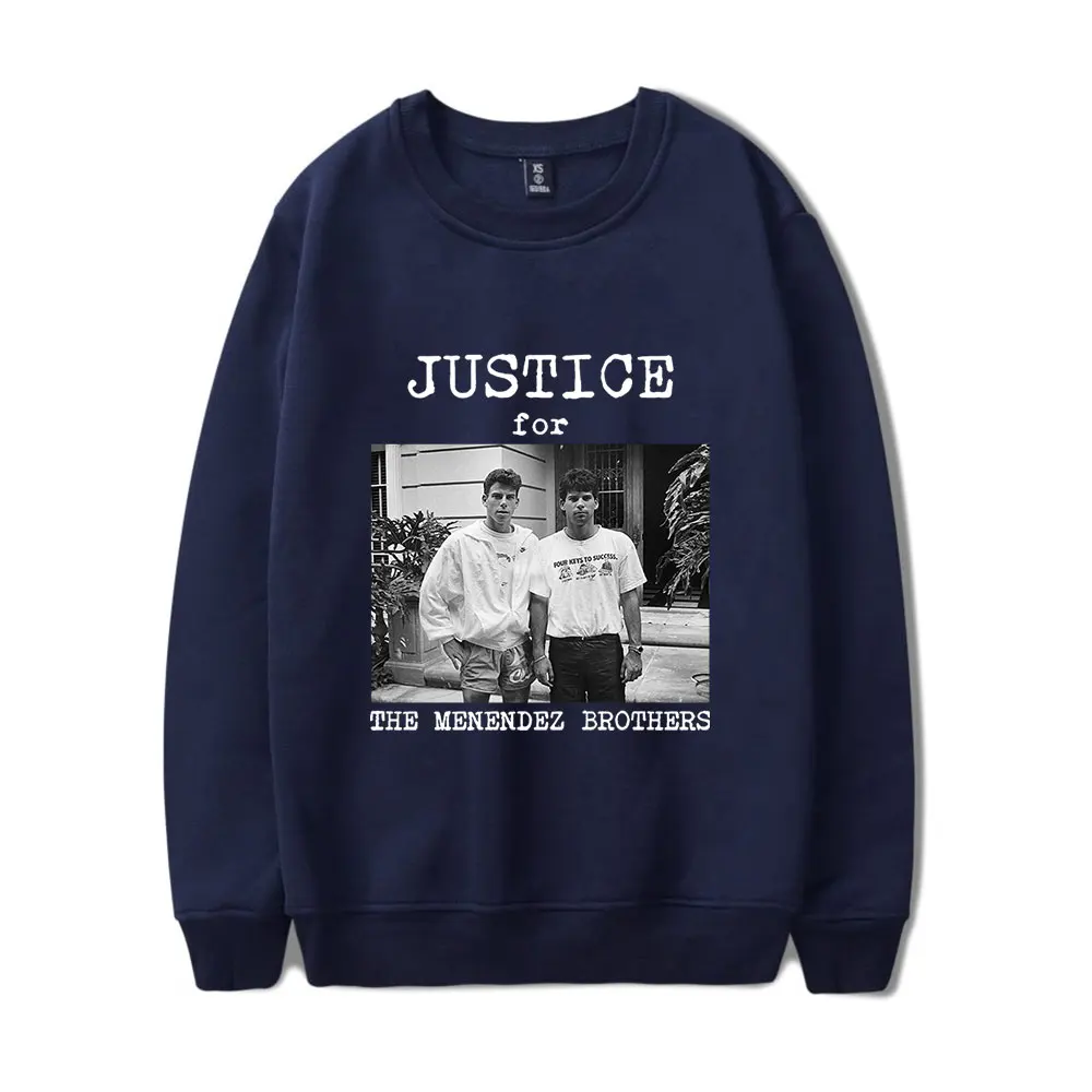 Justice For Menendez Brothers Vintage jaren '90 Merch Sweatshirt Mannen Vrouwen Sport Pullover Harajuku Sweatshirt Mode Unisex Trui