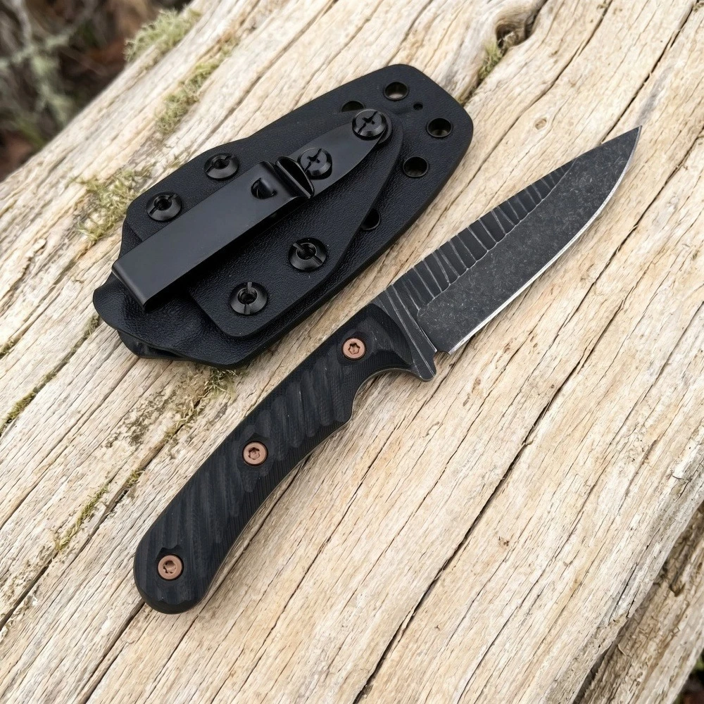 Camping Fixed-Blade Knife (wit - đánh giá và giá Bushcraft Knife Fixed