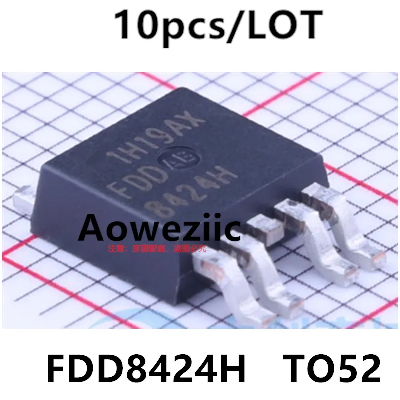 Aoweziic 2022+  100% New Imported Original  FDD8424H 8424H  TO-252  N-channel MOSFET 40V 9A