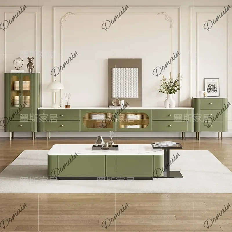 DS Nordic Luxury Tv Stands Modern Storage Minimalist Aesthetic Designer Wood Tv Table Living Room Dressers Muebles Home Furnitur