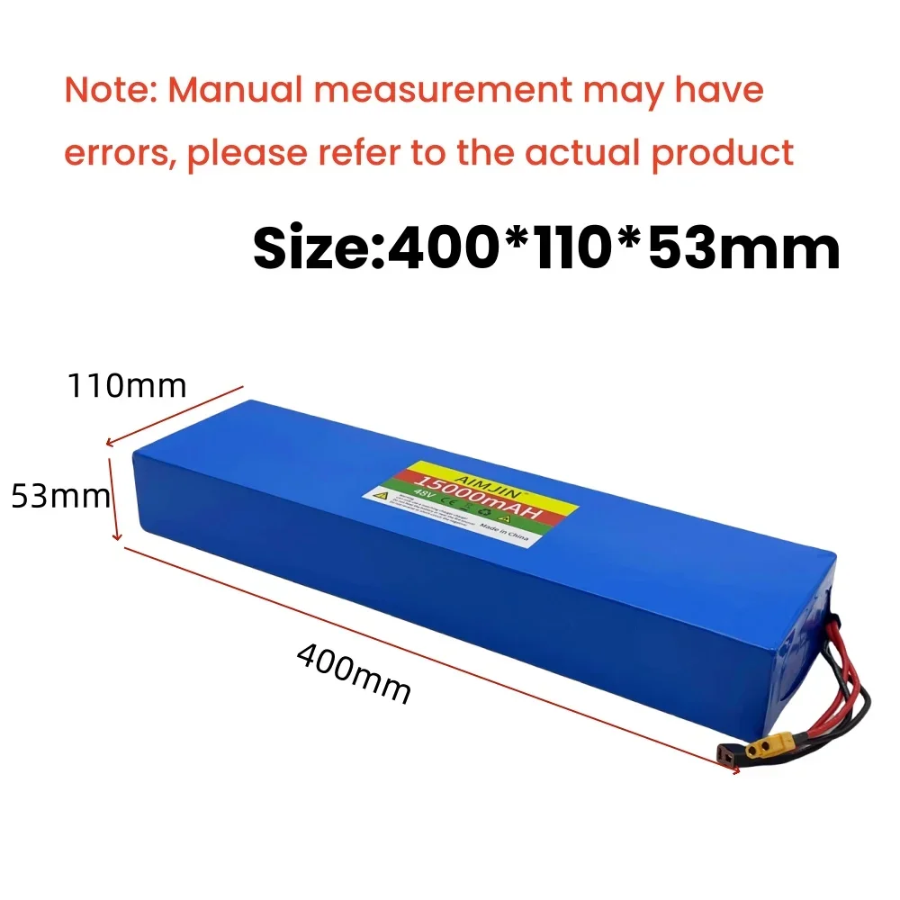 Nowy 13S4P 48V 15000mAh dla Kugoo M4/M4Pro/MaxSpeed akumulator skuter elektryczny 18650 akumulator litowo-jonowy wbudowany BMS