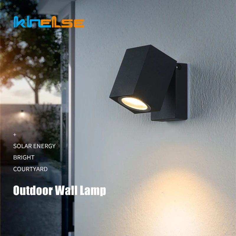 

Outdoor Folding LED Wall Lamp IP65 Waterproof Garden Porch Light GU10 COB Courtyard Exterior Wall Sconce Lighting Fixture 5W