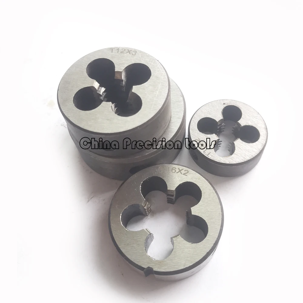 Troquel de rosca trapezoidal, troqueles redondos de tornillo trapezoidal izquierdo y derecho Tr8 Tr10 Tr12 Tr14 Tr16 Tr18 tr20 T8 T10 T12 T14 T16 T18 T20