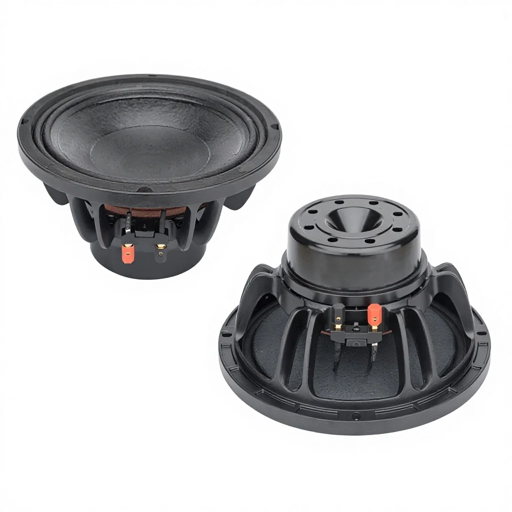 10ND-75 Neodymium Line Array Audio System Glass Fiber 75mm Voice Coil Single Spider 8 Ohm 300-600W Passive For Karaoke Stage Use