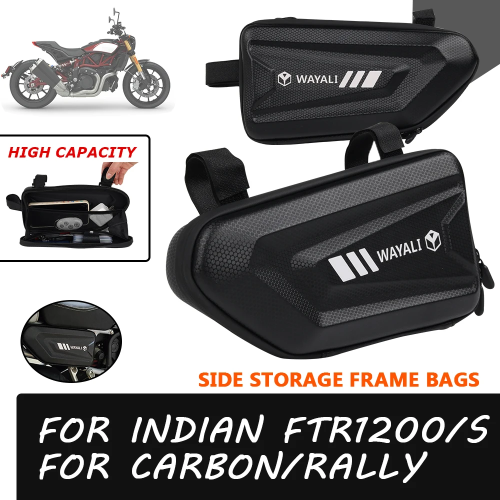 Motorfiets Accessoires Zijtas Waterdichte Driehoek Tassen Opbergtas Voor Indian Ftr 1200 S Ftr 1200 S R Carbon Rally 2023