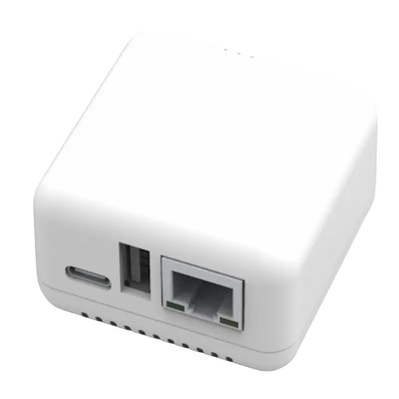 

A13E-1PCS NP330 Network USB 2.0 Print Server USB2.0 Mini Printer Server RJ45 Connection 100Mbps For Androids Phones EU Plug