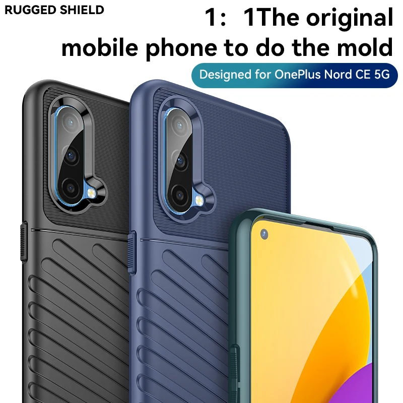 Luxury Case Cover Shockproof Silicone Phone Case For OnePlus Nord CE 5G