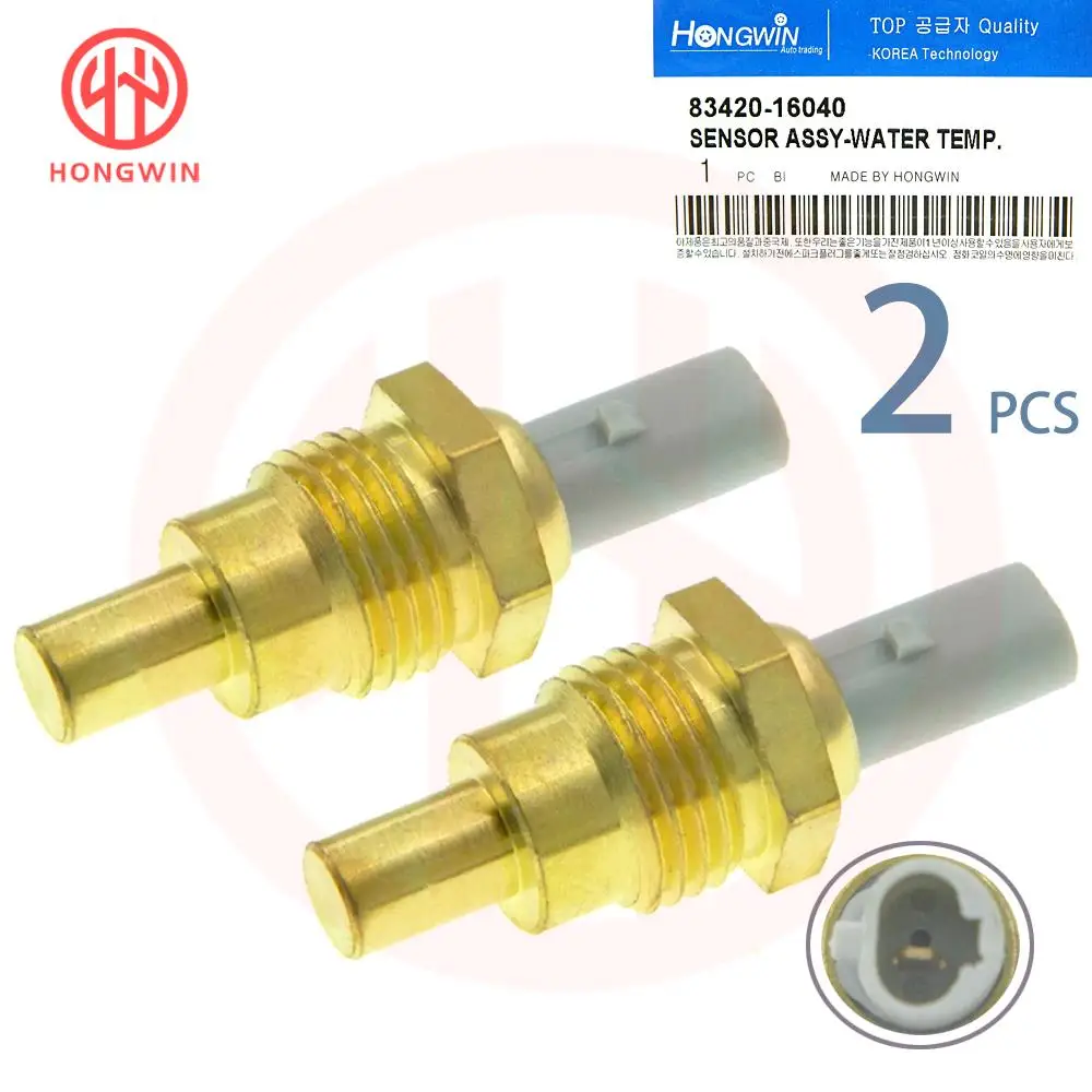 2 sensores de temperatura del refrigerante nuevos 83420-16040, 8342016040 para Toyota RAV4, 4Runner, Supra, Previa, Camry, Land Cruiser, Celica, MR2