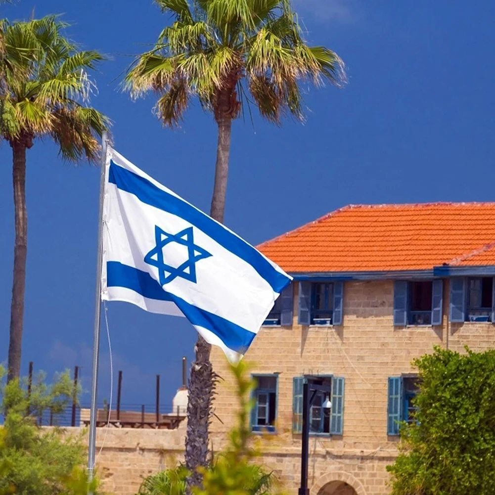 1/3/5PCS Israel National Flag 60X90cm,90X150cm Hanging Polyester ISR IL Israeli National Flags Banner Home Garden Decoration