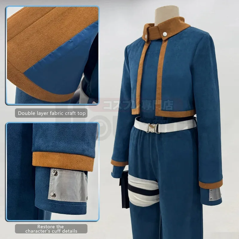 

qa156HOLOUN Anime Uchiha Obito Cosplay Costume Top Shirt Pants Waist Bags Animation Convention Halloween Christmas Adult Version