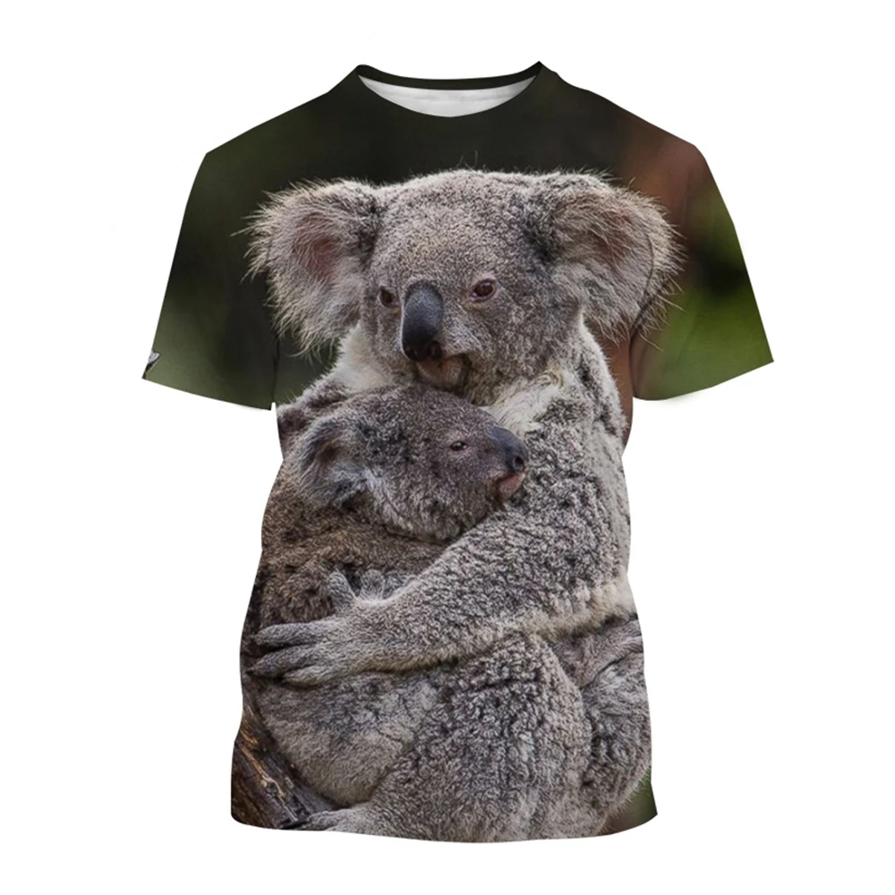 تي شيرت مطبوع ثلاثي الأبعاد بنمط حيوان لطيف ، مرح وإبداع ، موضة ، صيف ، تخفيضات خاصة
