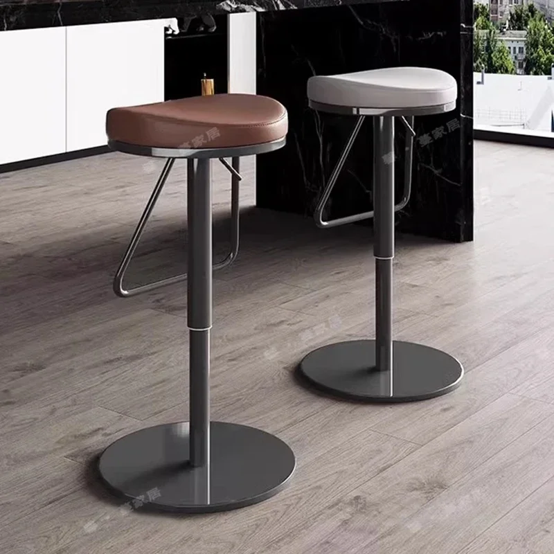 

Contemporary Counter Bar Stool Adjustable Swivel Camping Ultralight Bar Stool High Back Silla Giratoria Bar Counter Set