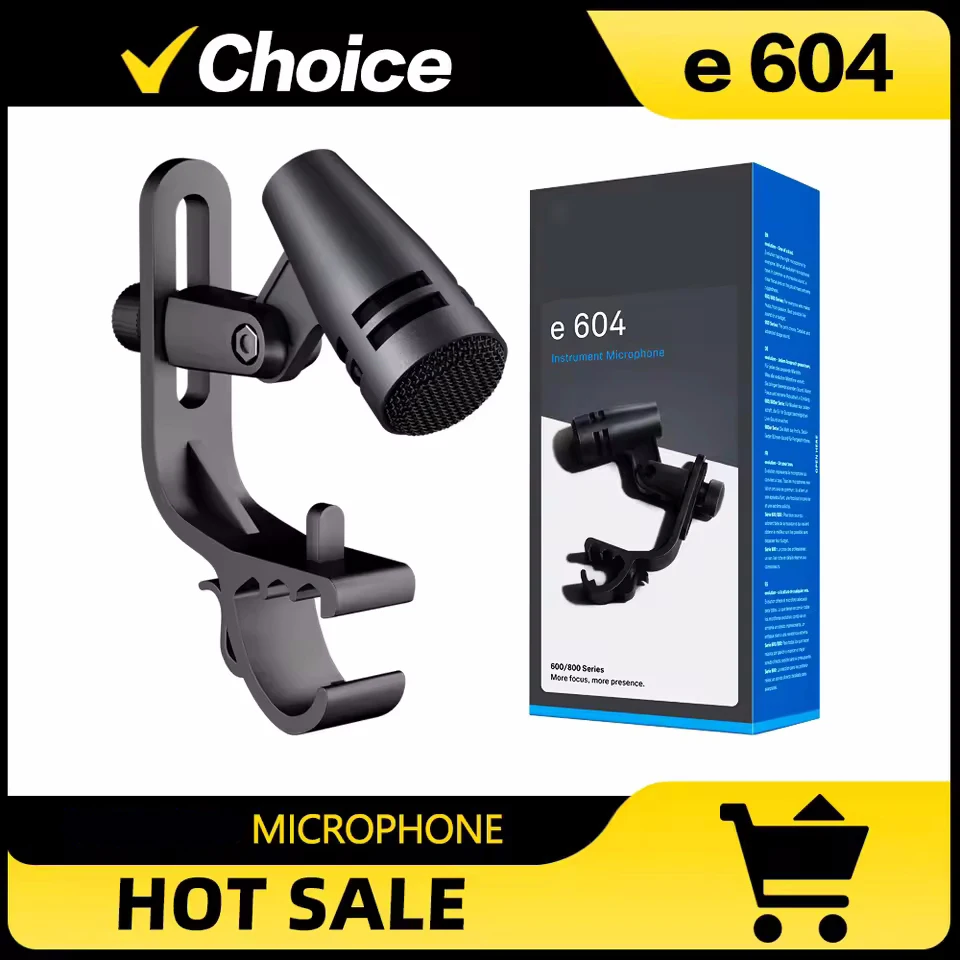 الطبول ميكروفون المهنية هيئة التصنيع العسكري الموسيقى مجموعة طبلة قلبي ديناميكي السلكية الصوت مايك ميكروفون الصوت ميكروفون الآلات ميكروفون