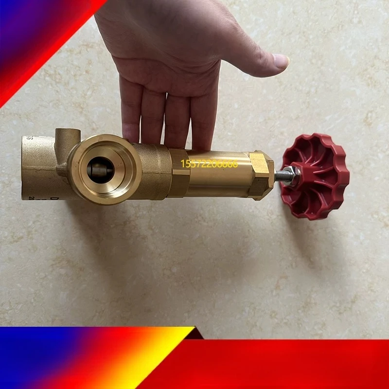 Washing and sweeping vehicle pressure regulating valve, car washing machine, DN25 high-pressure pump, 200L/min
