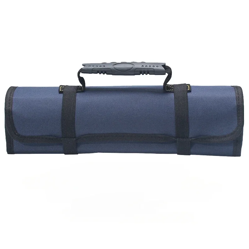 Electrician Maintenance Reel Type Storage Bag Roll Multifunctional Tool Kit Thickened Wear-resistant  Canvas Bag