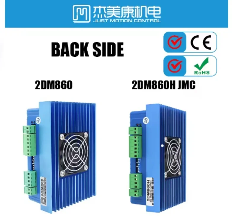

JMK 2DM860H 2-phase Digital Stepper Motor Driver 2DM860H 2.1A-8.4A 24-80V AC&DC Universal For NEMA 34 Series Stepper MOTOR