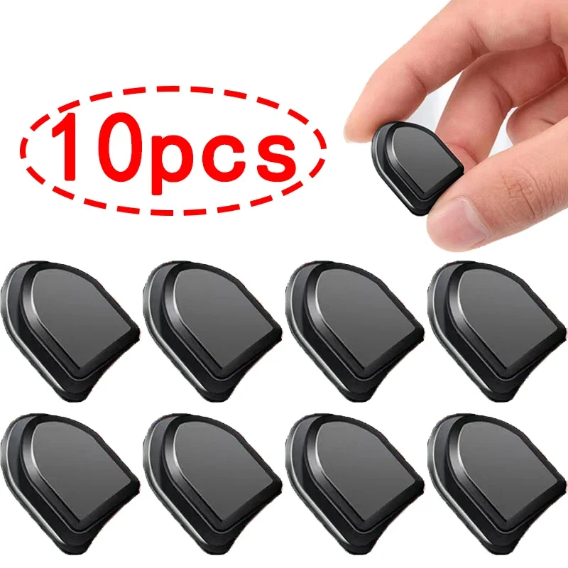 10pcs Mini Car Hook Organizer Storage for USB Cable Key Storage Self Adhesive Wall Hook Hanger Fastener Clip Car Accessories