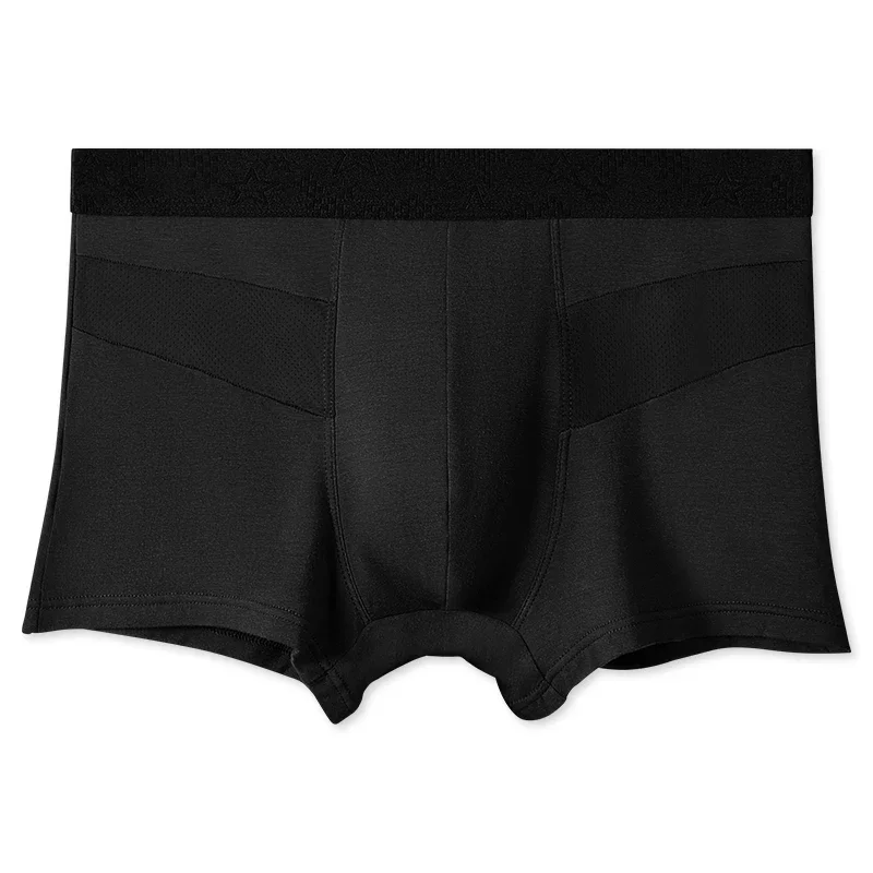 

1pc Modal men's underwear. Ice - silk boxer shorts. Sporty boxers. Thin - style for summer, comfortable and breathable with mesh