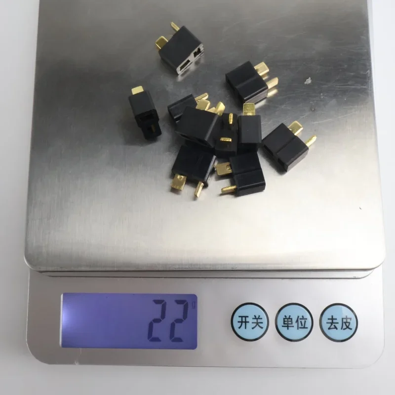 100 Par Złącza Typu T Czarne Żeńskie / Męskie do Akumulatorów Lipo RC, ESC, Helikopterów RC - Sprzedaż Hurtowa