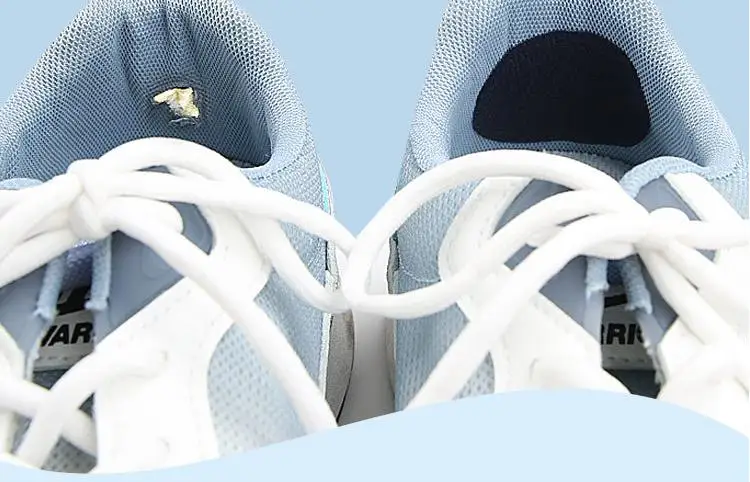 Mesh-Sportschuh-Obermaterial-Reparaturflicken, Reparaturprodukt für beschädigte Ferseneinlagen, selbstklebende Rückseite, 6 Stück/18 Stück – Detail 2