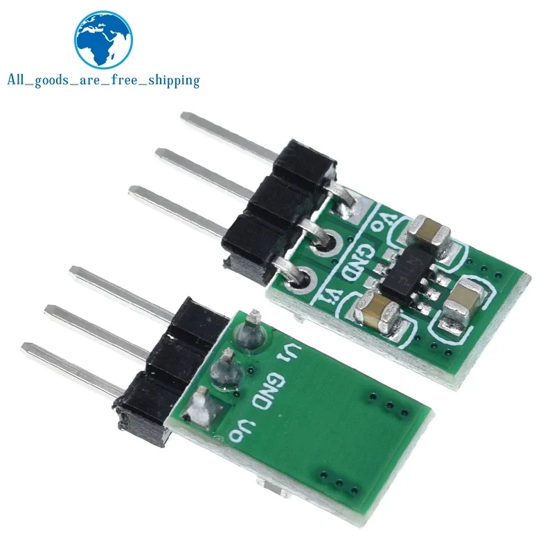 1/3/5 قطعة صغيرة 1.8 فولت 3 فولت 3.7 فولت 5 فولت إلى 3.3 فولت دفعة وبوك منخفضة الضوضاء مضخة شحن تنظيمية 2 في 1 محول تيار مستمر/تيار مستمر