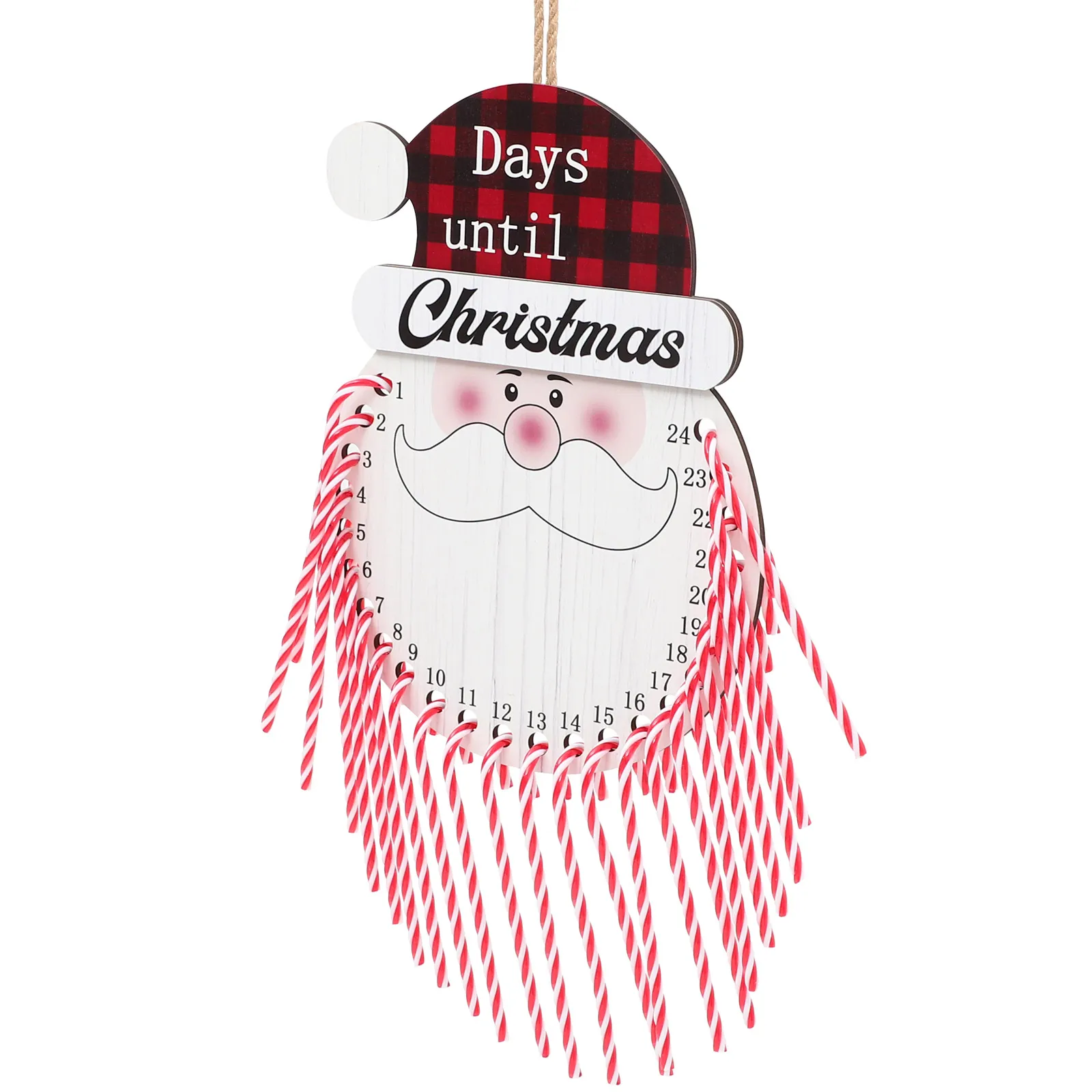 

Eve Countdown Calendar Siding Christmas Hanging Wood Calendars Music Decorative Pendant